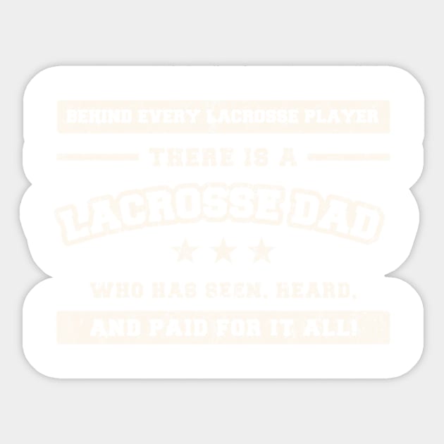 Lacrosse Dad Sticker by veerkun